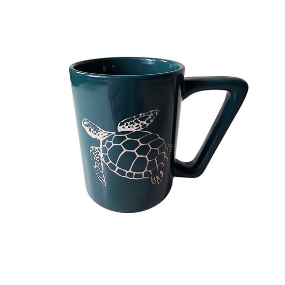 SEA WORLD Green Sea Turtle Large Handle Coffee Mug - Picture 1 of 8